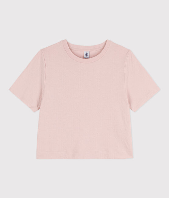 T-shirt LE BOXY in cotone donna rosa SALINE