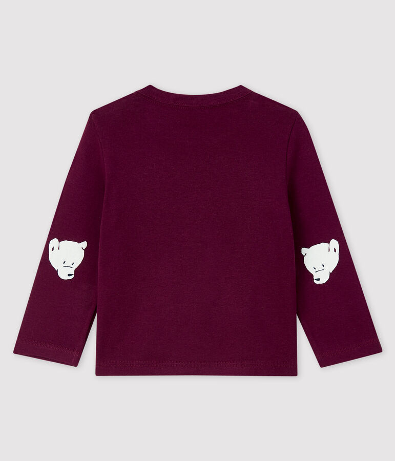 T-shirt beb&egrave; maschio viola