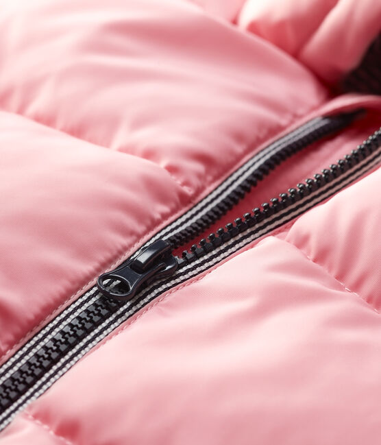 Piumino in poliestere bebè. rosa CHARME