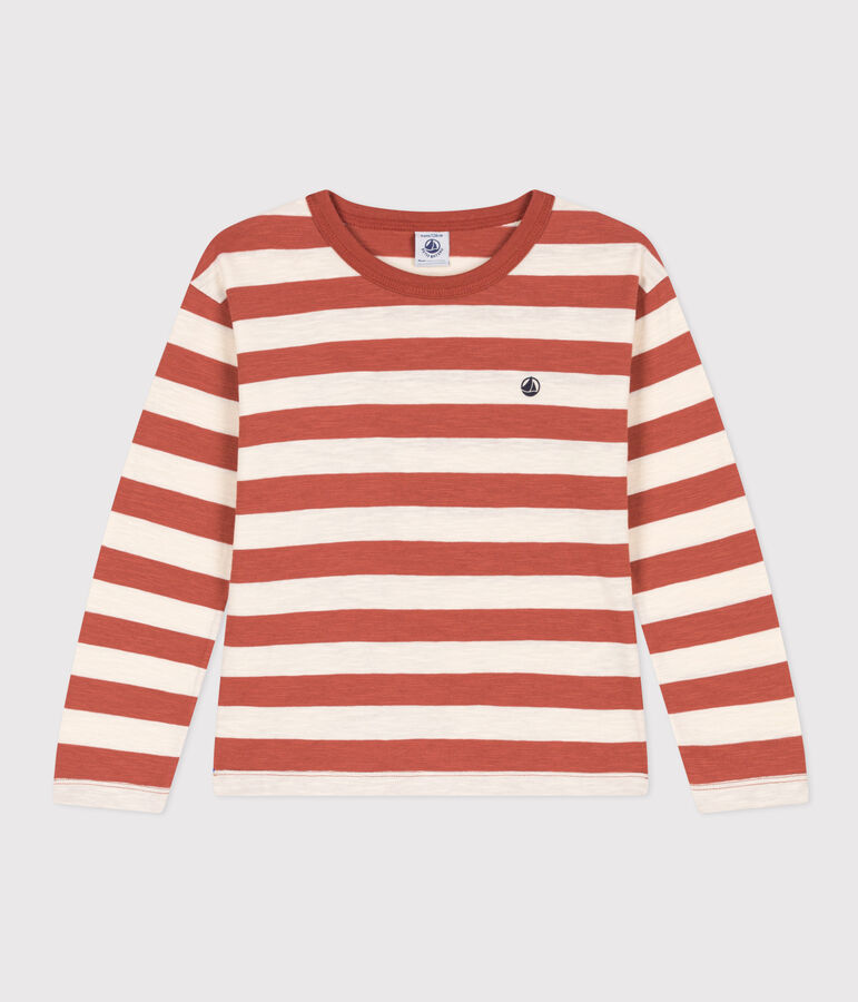 T-shirt a maniche lunghe in cotone bambino FAMEUX/ AVALANCHE