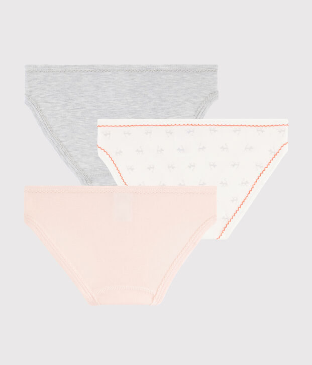 Confezione da 3 slip fantasia gatto da bambina multicolore
