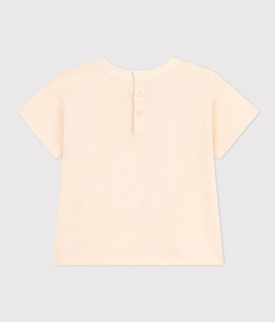 T-shirt a maniche corte in jersey leggero bebè ecru AVALANCHE