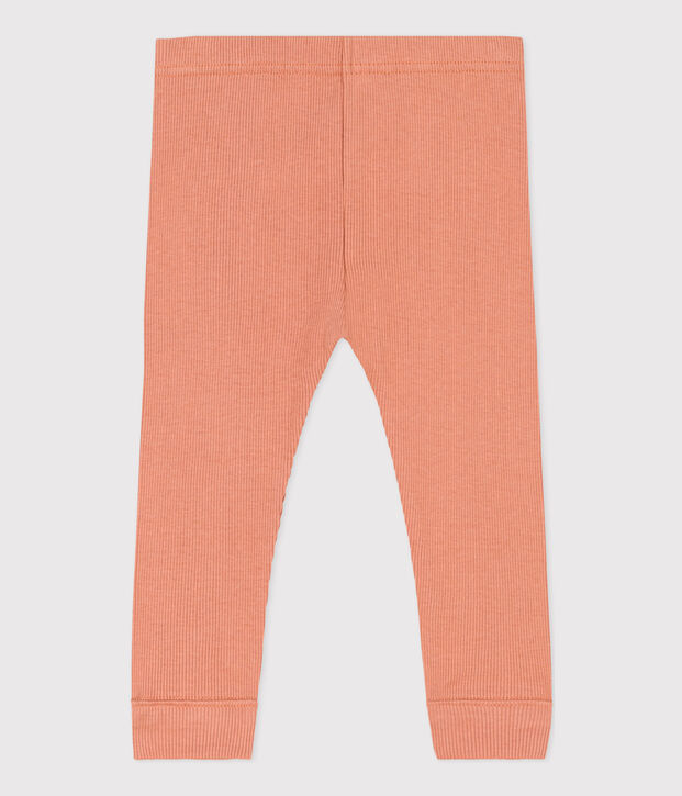 Leggings in cotone per beb&egrave; rosa