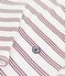 T-shirt a maniche lunghe con scollo a barca in cotone a righe donna bianco/rosso