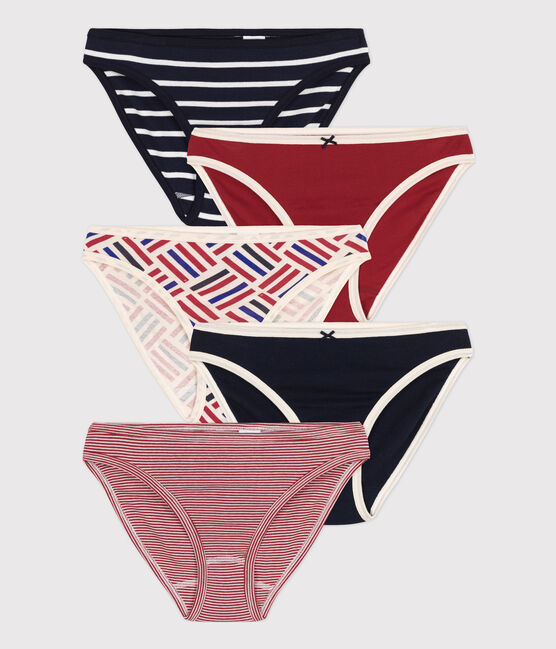 Confezione da 5 slip di cotone Donna variante 1