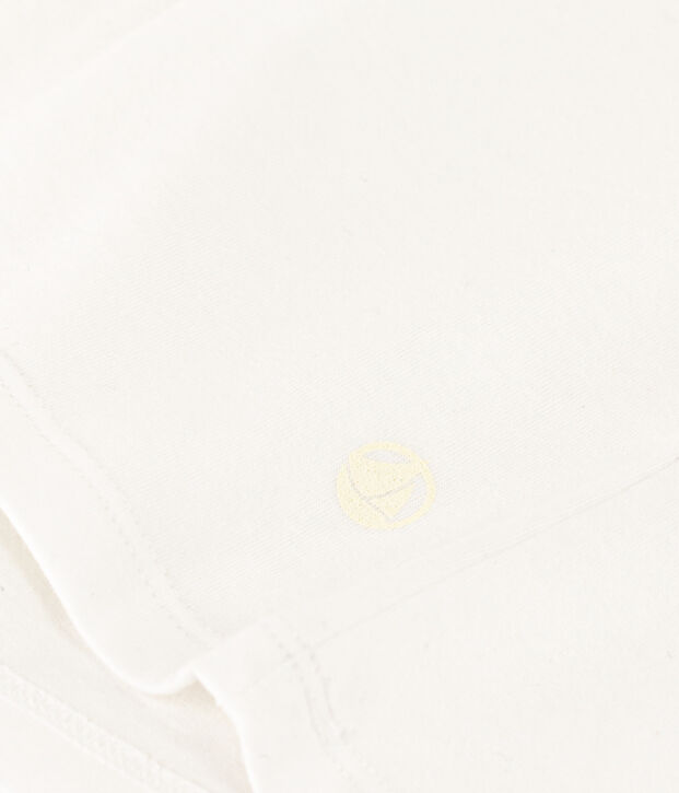 T-shirt LE DROIT scollo a V in cotone Donna bianco