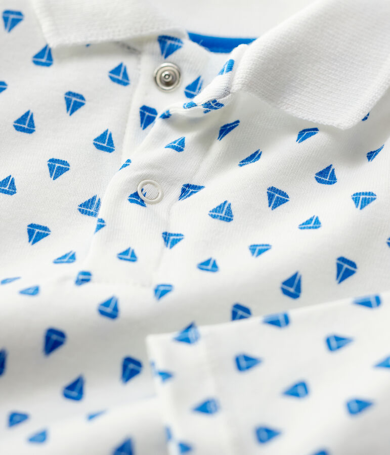 Body in cotone beb&egrave;. bianco MARSHMALLOW/ RUISSEAU