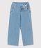 Pantaloni flare in denim chiaro bambina blu DENIM BLEU