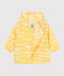 Giacca a vento anti-UV in poliestere con stampa squali neonato giallo ORGE/bianco MARSHMALLOW