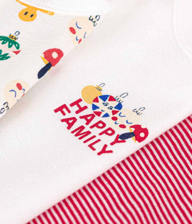 Confezione da 3 body beb&egrave; a maniche lunghe in cotone variante 1