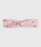 Fascia in popeline con stampa a fiori neonata rosa JOLI/bianco MULTICO