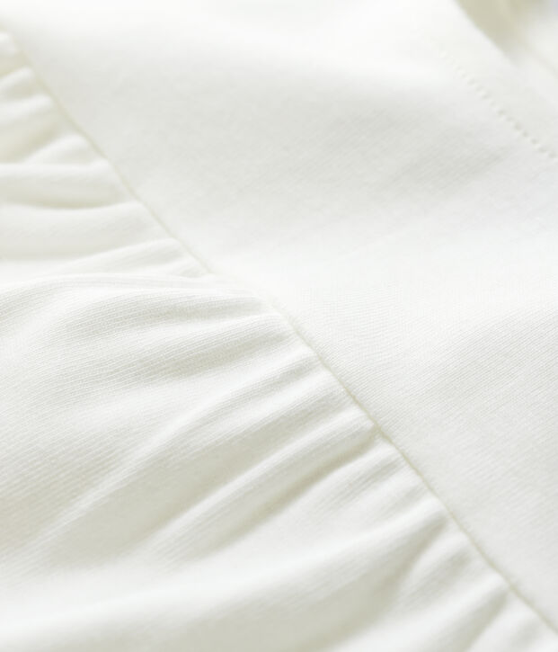 Blusa in cotone beb&egrave; bianco