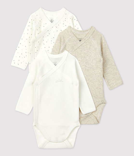 Confezione da 3 body bebè in cotone biologico variante 1