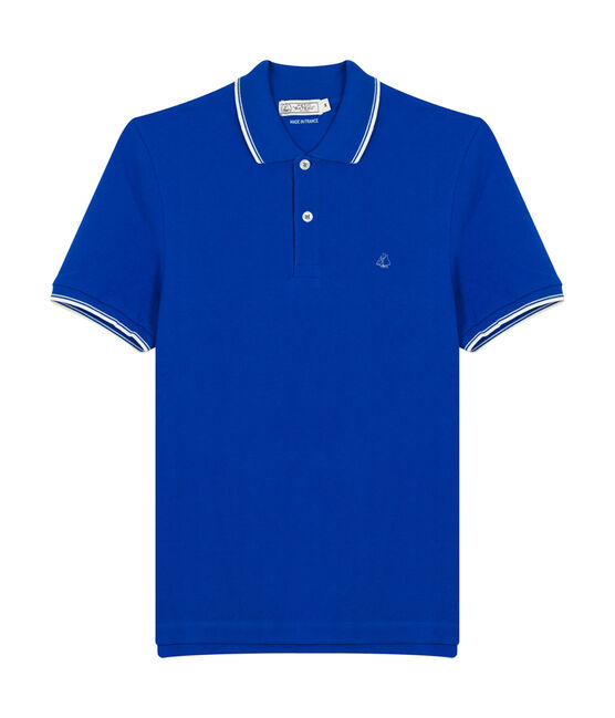 Polo maniche corte uomo blu PERSE