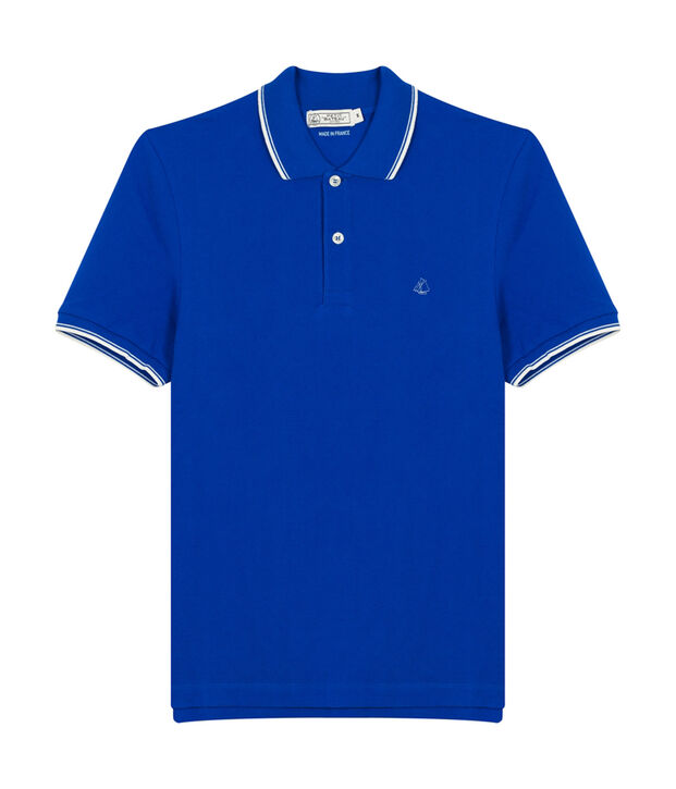 Polo maniche corte uomo blu