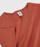 T-shirt punto coccotte ICONICA in cotone bio Donna marrone OMBRIE