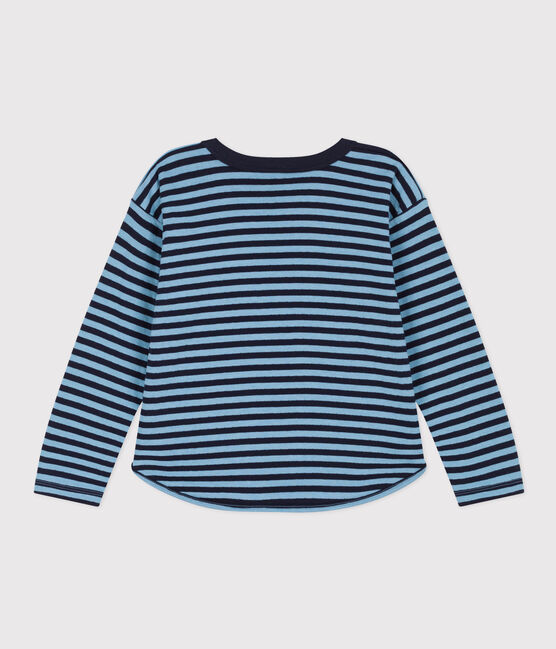 T-shirt maniche lunghe in tubique bambino SMOKING/ AZUL