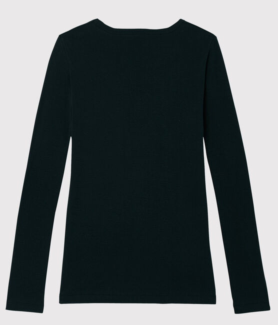 T-shirt scollo a V iconica Donna nero NOIR