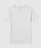 T-shirt L'ICONIQUE girocollo in cotone Donna grigio BELUGA CHINE