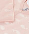 Tutina pigiama balene rosa in ciniglia SALINE/ MARSHMALLOW