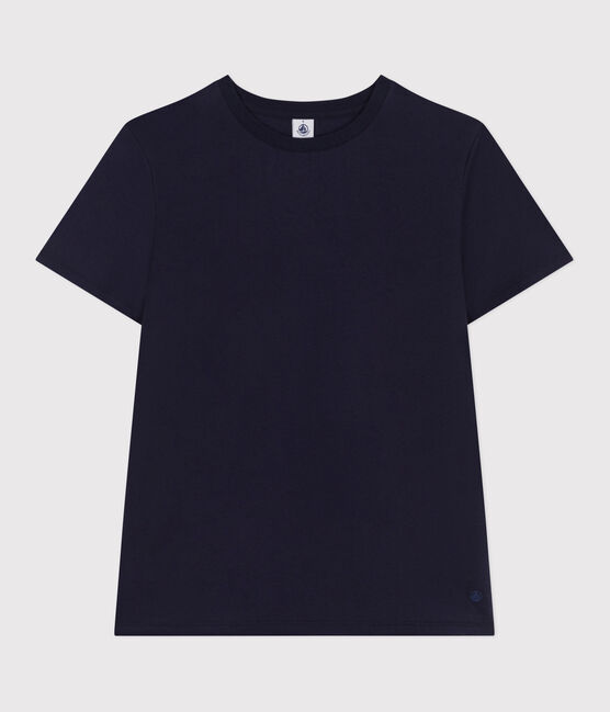 T-shirt donna Le Droit in cotone tinta unita blu SMOKING
