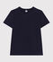 T-shirt donna Le Droit in cotone tinta unita blu SMOKING