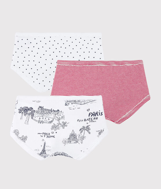 Confezione da 3 slip tela di Jouy Parigi bambina variante 1