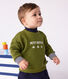 Felpa neonato in cotone con motivo vintage Petit Bateau