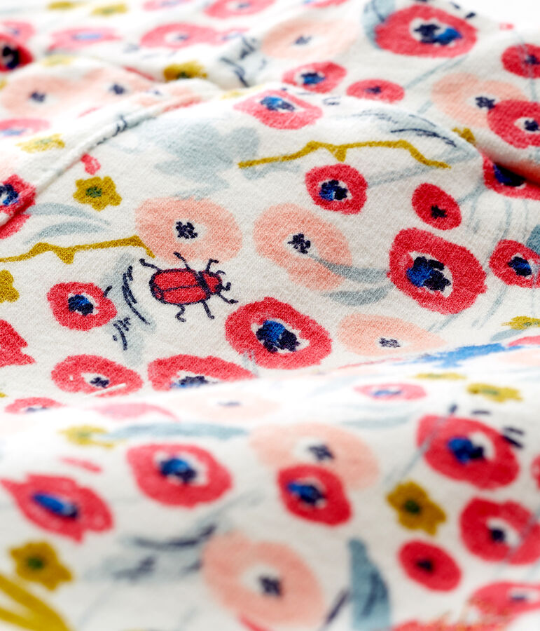 Short beb&egrave; femmina fantasia bianco MARSHMALLOW/bianco MULTICO