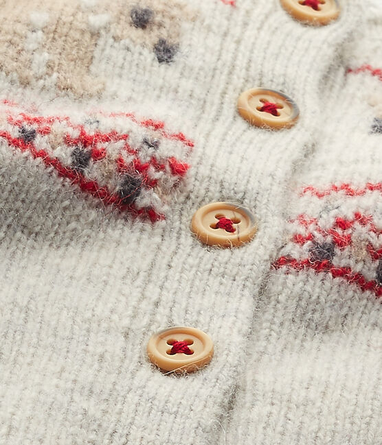 Cardigan per bebè tricot grigio MONTELIMAR CHINE