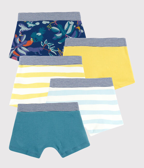 Confezione da 5 boxer fantasia giungla bambino variante 1