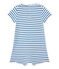 Tutina bebé bambino marinière bianco FETA/blu PERSE