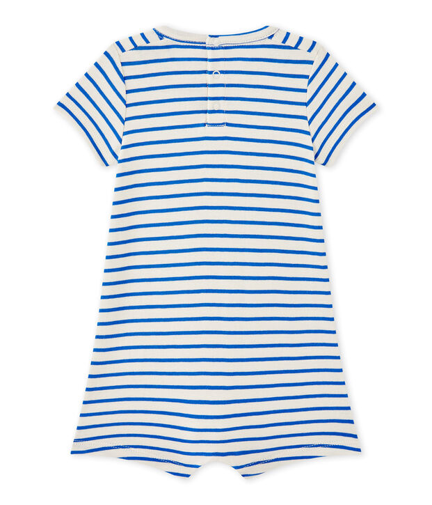 Tutina beb&eacute; bambino marini&egrave;re beige/blu