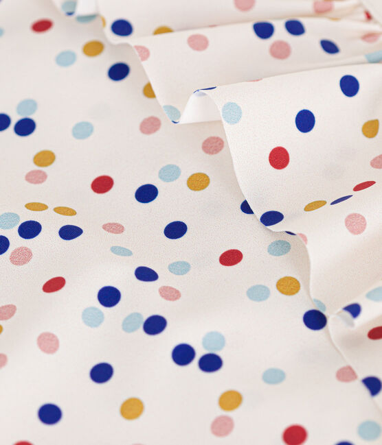 Costume da bagno intero con stampa bambina bianco MARSHMALLOW/bianco MULTICO