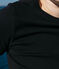 T-shirt L'ICONIQUE girocollo in cotone donna nero NOIR