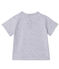 T-shirt per bebè maschio serigrafata grigio POUSSIERE CHINE