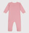 Pigiama in cotone tinta unita neonato rosa CHARME
