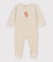 Tutina gufo in ciniglia per neonati beige MONTELIMAR CHINE