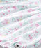 Tutina bebè bambina stampata bianco ECUME/rosa ROSE/ MULTICO