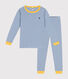 Pigiama in cotone a righe bambino