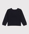 Cardigan in cotone bambina blu SMOKING