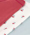 Confezione da 3 body a fiori con spalline in cotone  variante 1