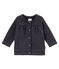 Cardigan per bebé femmina in molleton scintillante blu SMOKING/giallo DORE