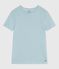 T-shirt a maniche corte in cotone a righe donna MIMI/ MARSHMALLOW