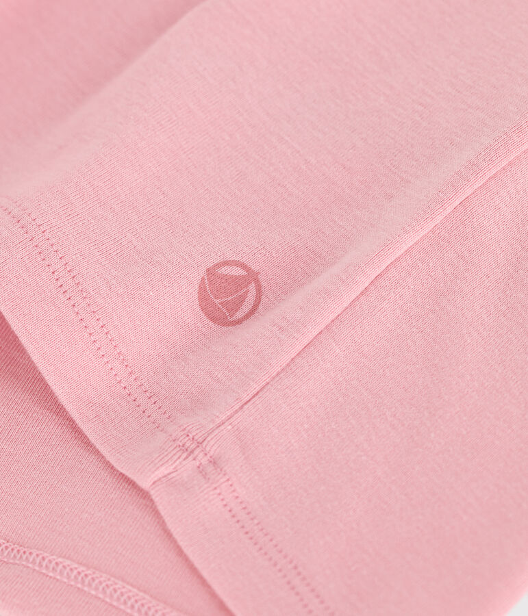 T-shirt donna L'Iconique Cocotte in cotone tinta unita rosa CHARME