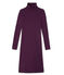 Vestito donna collo alto a righe in cotone ultra light rosso CLAFOUTI/blu MEDIEVAL