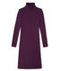 Vestito donna collo alto a righe in cotone ultra light