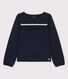 T-shirt bambina a maniche lunghe in cotone
