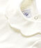 Blusa per bebè in cotone bianco MARSHMALLOW