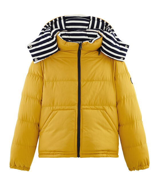 Piumino reversibile beige COQUILLE/blu SMOKING/ MULTICO